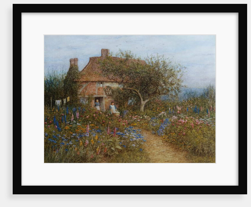 A Cottage near Brook, Witley, Surrey by Helen Allingham