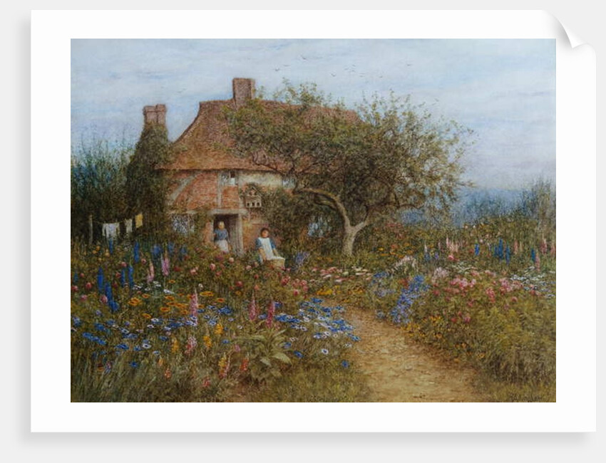 A Cottage near Brook, Witley, Surrey by Helen Allingham