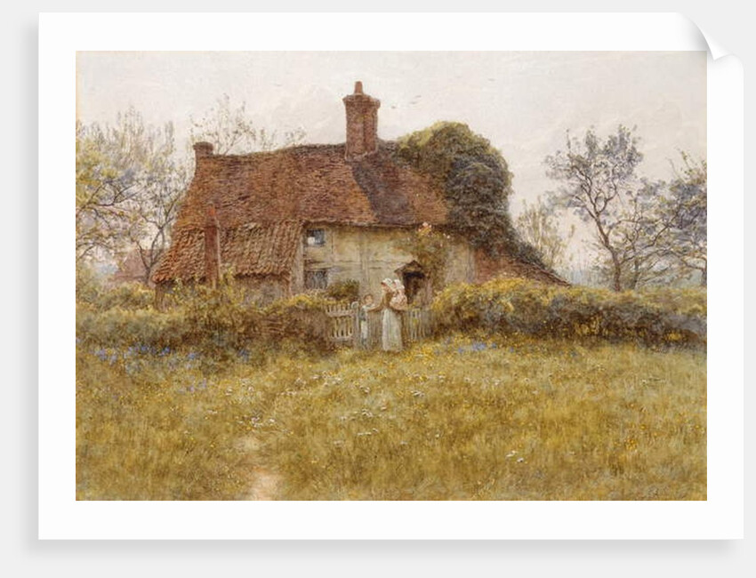 A Cottage at Pinner, Middlesex by Helen Allingham