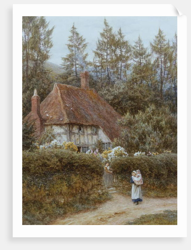 A Cottage near Haslemere by Helen Allingham