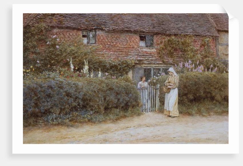 A Cottage at Haslemere by Helen Allingham