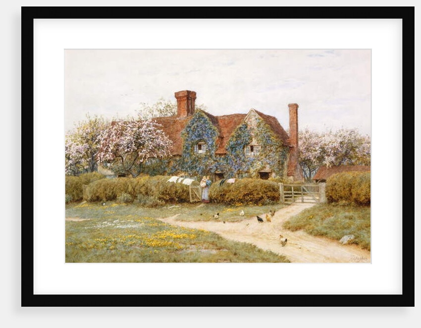 A Buckinghamshire House at Penstreet by Helen Allingham