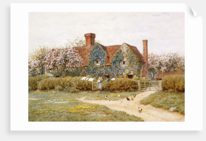 A Buckinghamshire House at Penstreet by Helen Allingham