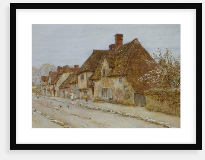 A Village Street, Kent by Helen Allingham