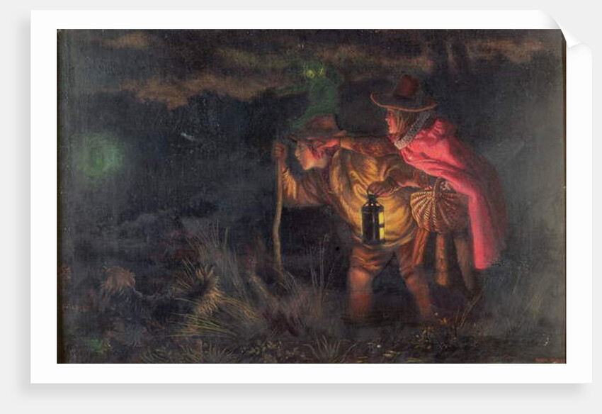 Jack O'Lantern, 1872 by Arthur Hughes