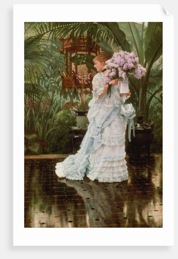The Bunch of Lilacs, 1875 by James Jacques Joseph Tissot