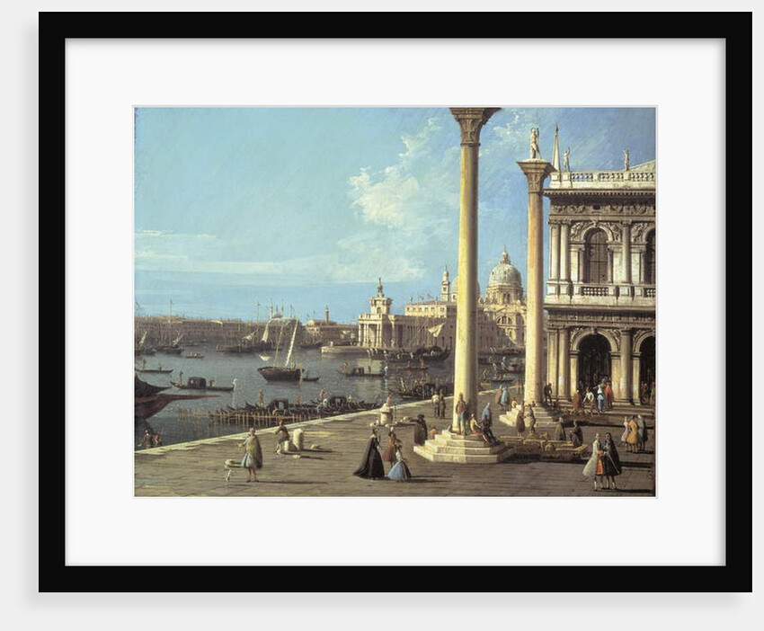 The Bacino di San Marco and The Church of Santa Maria della Salute, Venice by Bernardo Bellotto