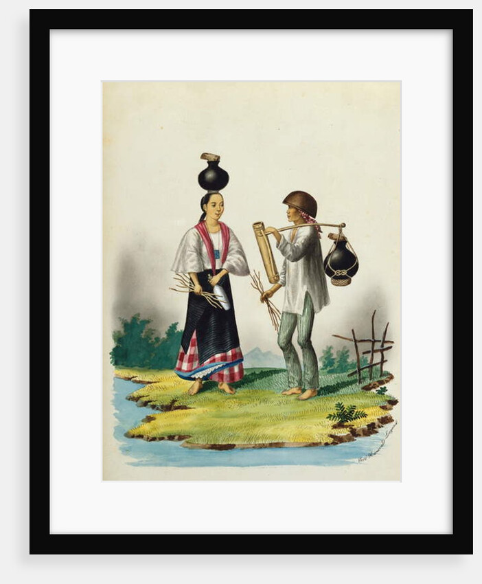 Manila and it's Environs: Milksellers by Jose Honorato Lozano