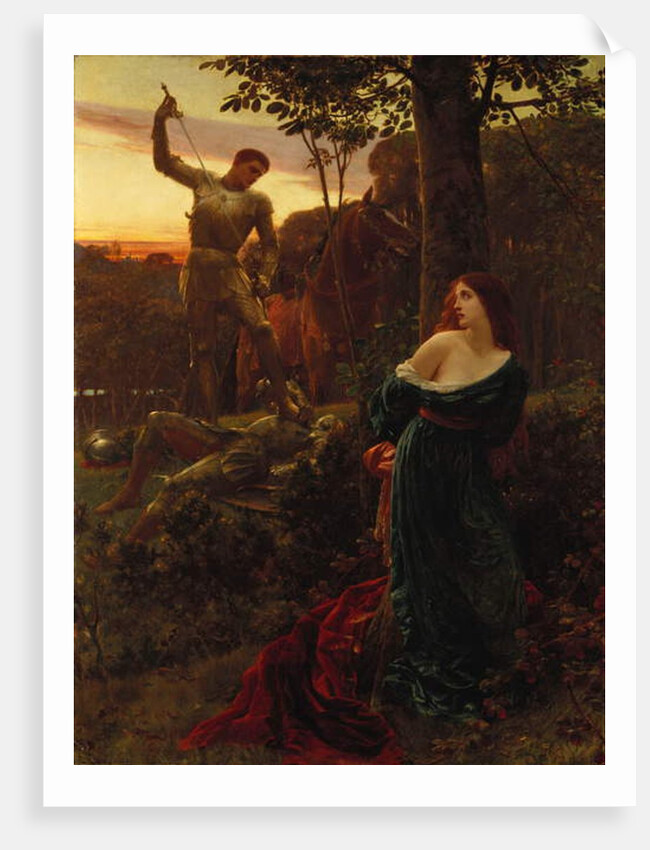 Chivalry, 1885 by Frank Dicksee