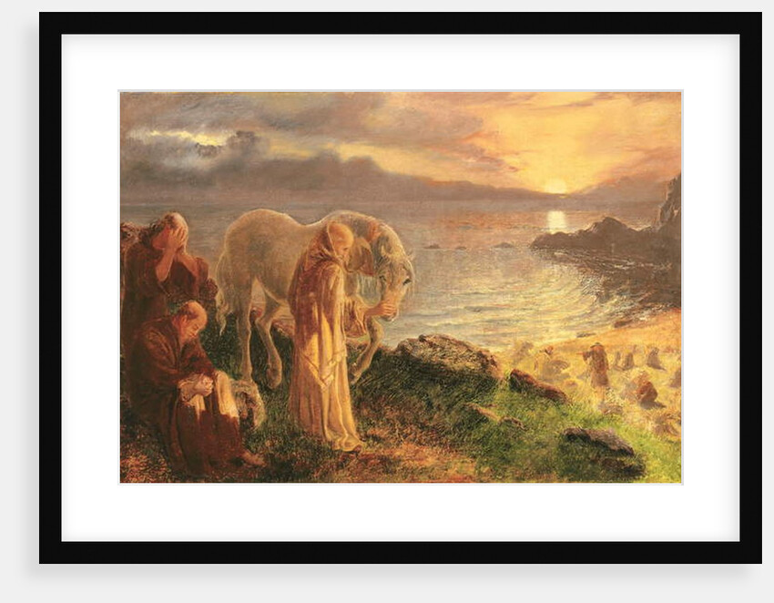 St Columba's Farewell to the White Horse, 1865-1868 by Alice Boyd