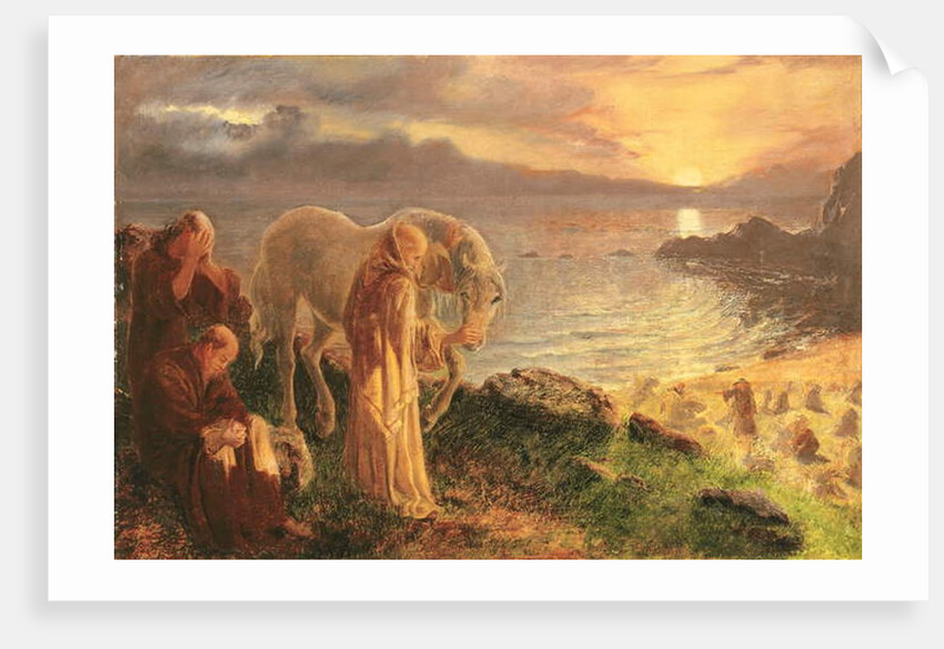 St Columba's Farewell to the White Horse, 1865-1868 by Alice Boyd