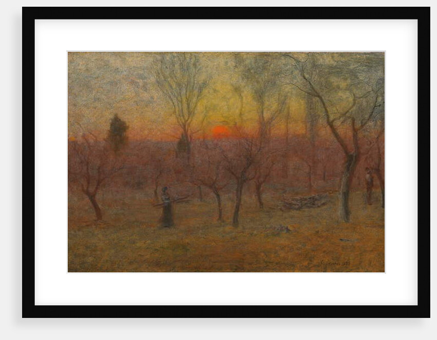 Gathering Wood, Montclair, New Jersey, 1889 by George Snr. Inness