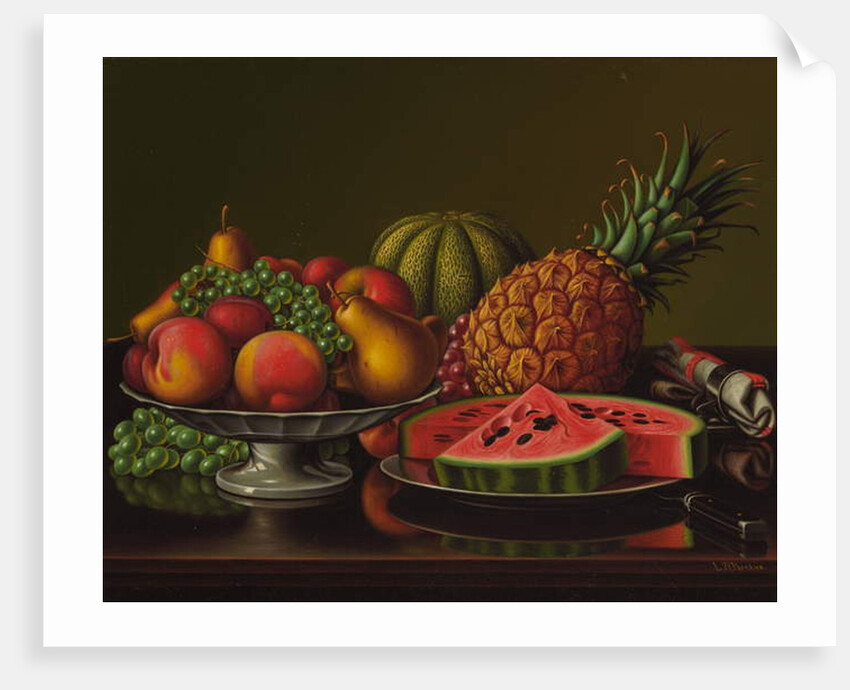 Still Life with Fruit by Levi Wells Prentice