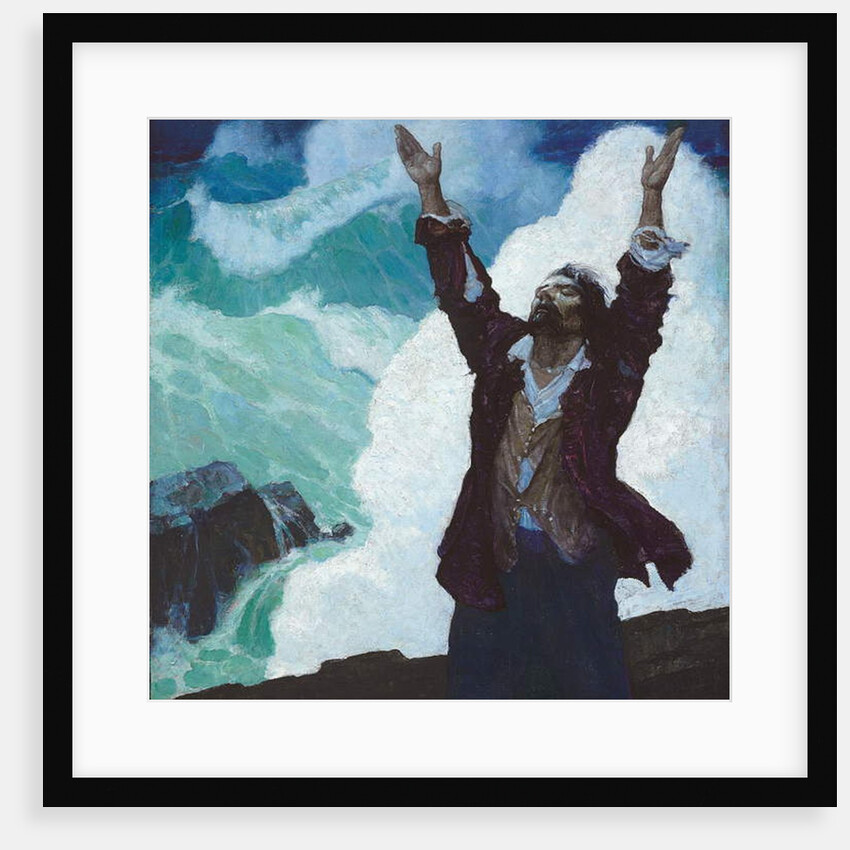 Robinson Crusoe: Cover, 1920 by Newell Convers Wyeth