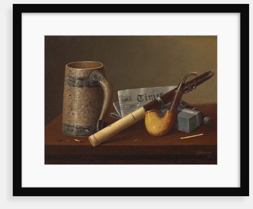 Flute and Times, 1877 by William Michael Harnett