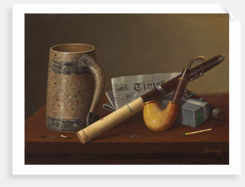 Flute and Times, 1877 by William Michael Harnett