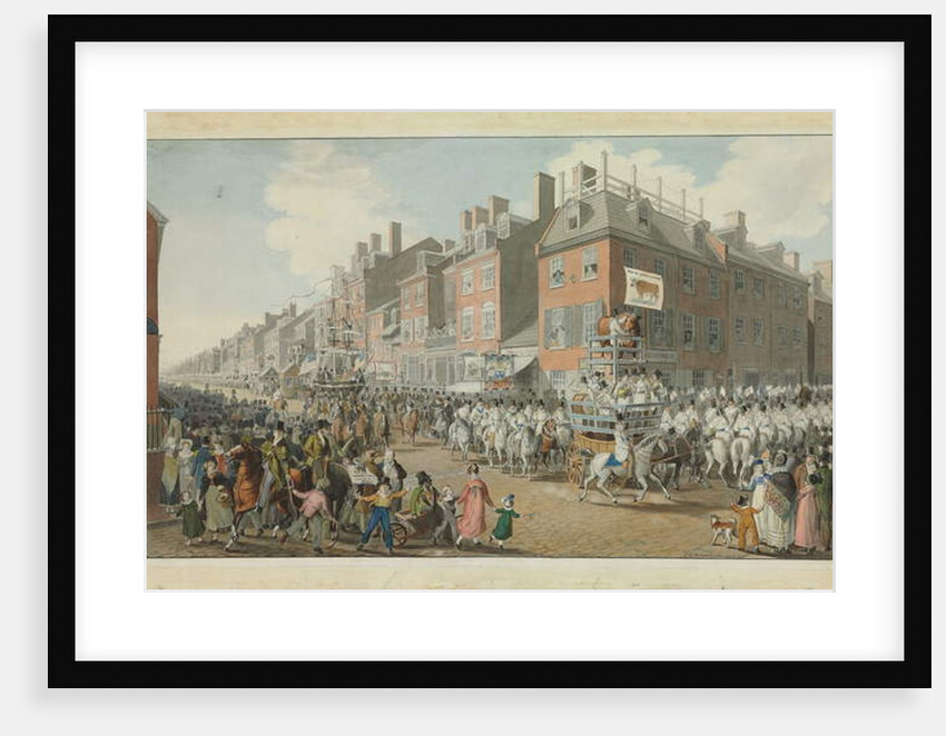 Parade of the Victuallers, 1821 by Johann Ludwig Krimmel