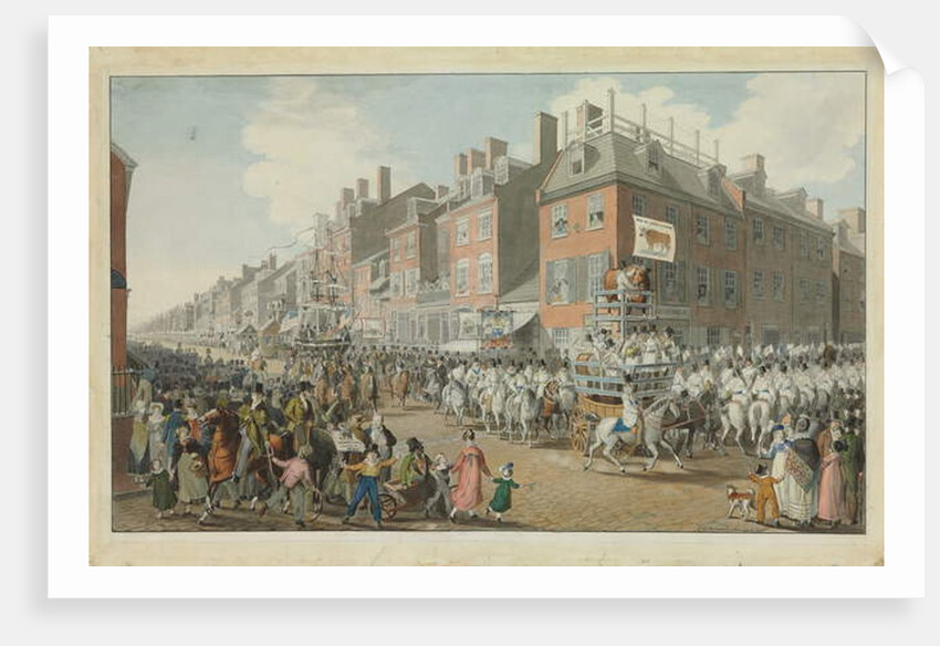 Parade of the Victuallers, 1821 by Johann Ludwig Krimmel