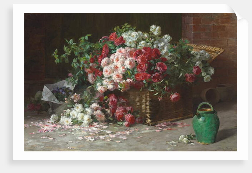 Basket of Roses, c.1890 by Abbott Fuller Graves