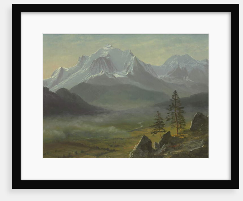 Mont Blanc by Albert Bierstadt