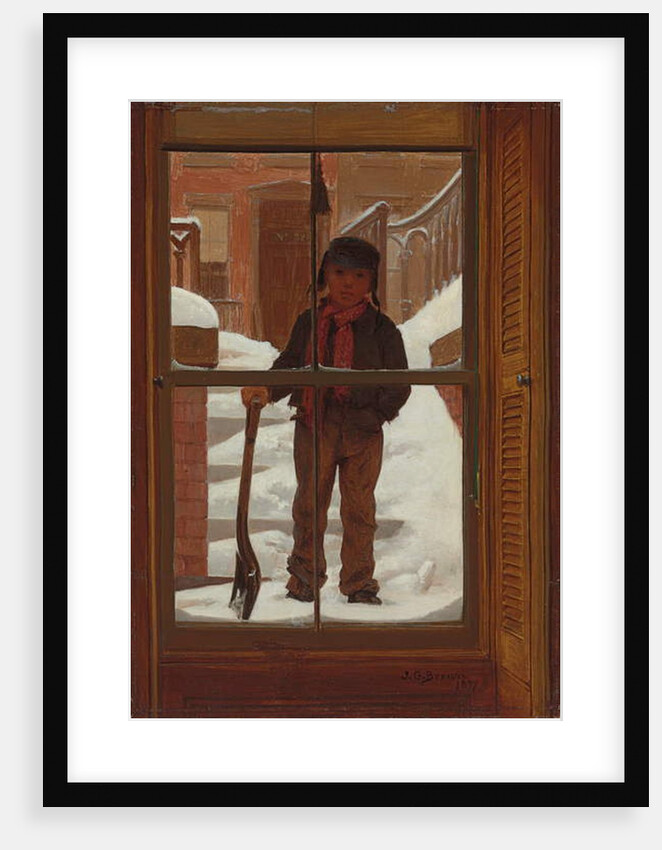 Can I Shovel Off the Snow?, 1871 by John George Brown