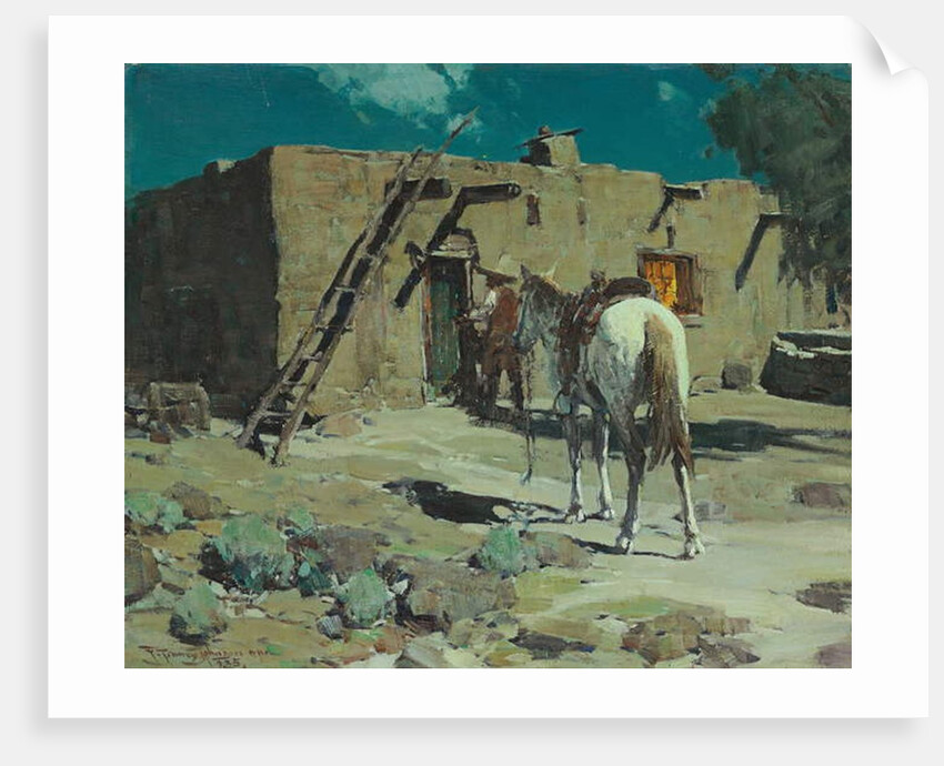 The Unbidden Guest, 1935 by Frank Tenney Johnson