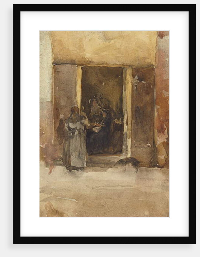 Figures in a Doorway, c.1897-99 by James Abbott McNeill Whistler