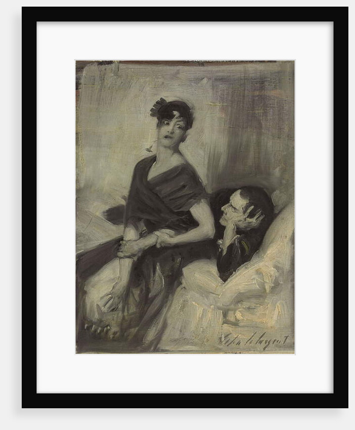 Man and Woman on a Bed, c.1880-1882 by John Singer Sargent