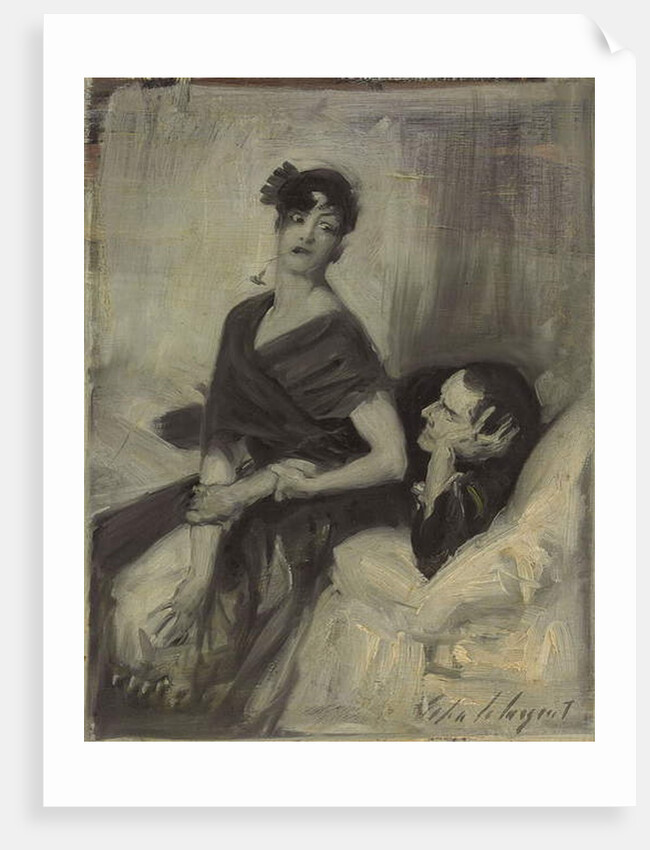 Man and Woman on a Bed, c.1880-1882 by John Singer Sargent