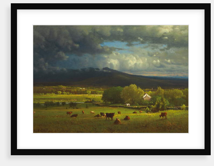 Sunset on the River, 1867 by George Snr. Inness