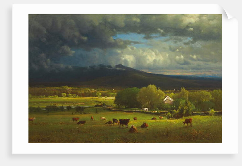 Sunset on the River, 1867 by George Snr. Inness