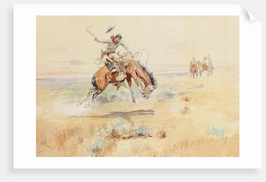 The Bronco Buster, 1894 by Charles Marion Russell