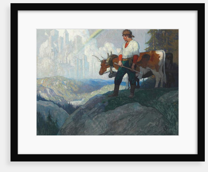 The Pioneer and the Vision, c.1918 by Newell Convers Wyeth