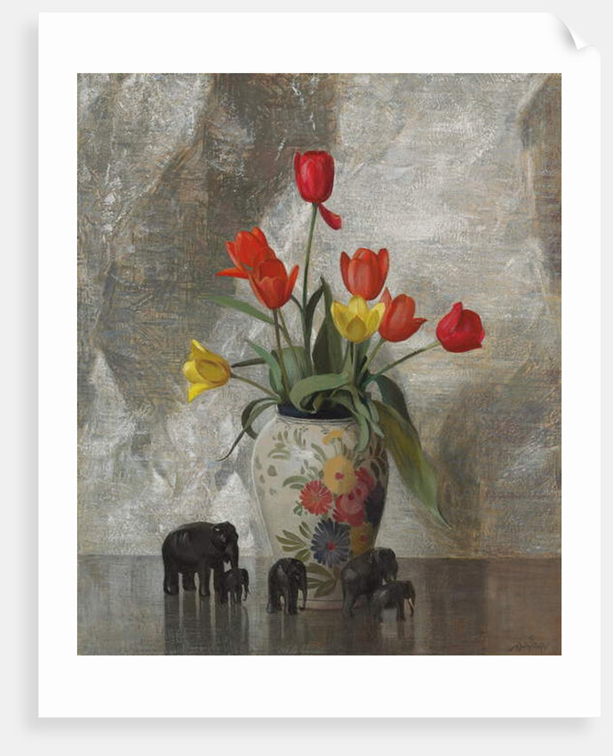 Elephants & Tulips by Hermann Dudley Murphy