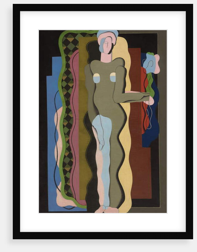 Nude with Flower; Nu a la fleur, 1928 by Georges Valmier