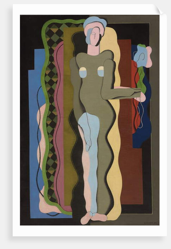 Nude with Flower; Nu a la fleur, 1928 by Georges Valmier