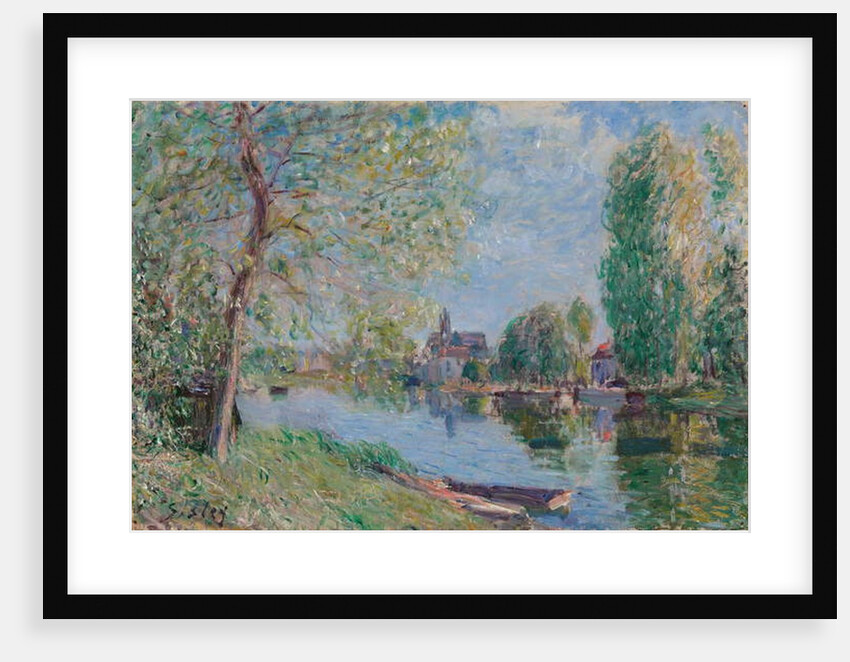 Spring in Moret-sur-Loing; Le printemps a Moret sur Loing, 1891 by Alfred Sisley