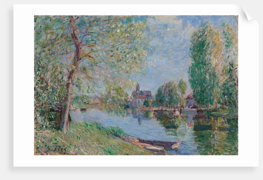 Spring in Moret-sur-Loing; Le printemps a Moret sur Loing, 1891 by Alfred Sisley