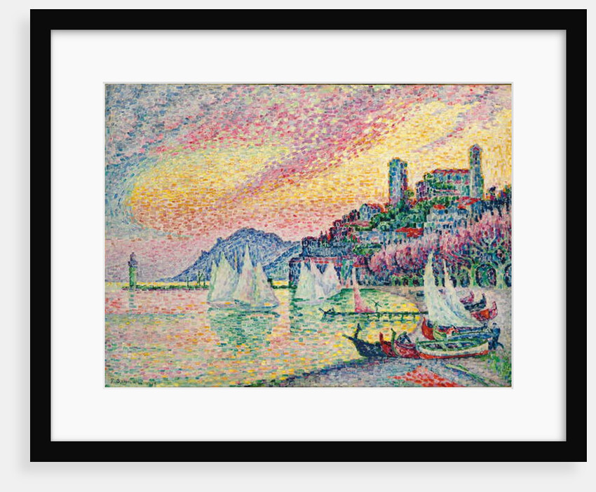 Old Port of Cannes; Vieux port de Cannes, 1918 by Paul Signac