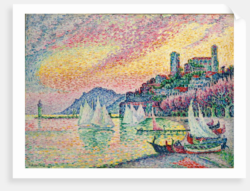 Old Port of Cannes; Vieux port de Cannes, 1918 by Paul Signac