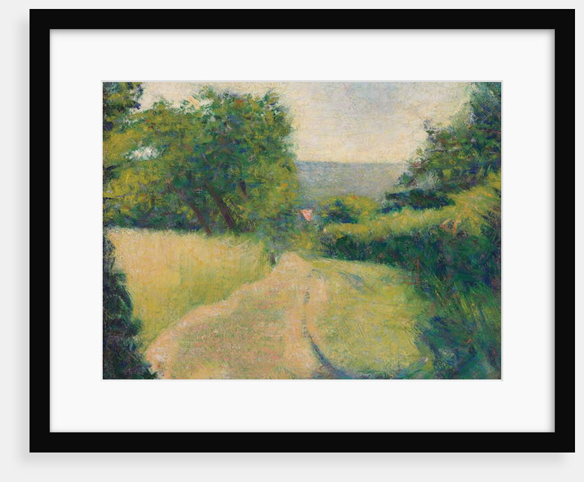 The Sunken Lane; Le Chemin creux, 1882 by Georges Pierre Seurat