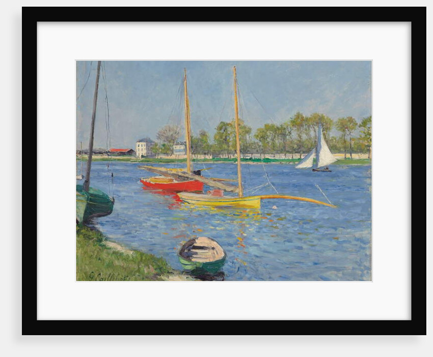 The Seine at Argenteuil, 1882 by Gustave Caillebotte