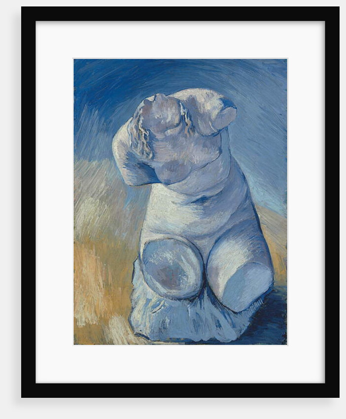 Plaster Statuette: Female Torso, Front View; Statuette de platre: Torse de femme, vue de face , 1887 by Vincent van Gogh