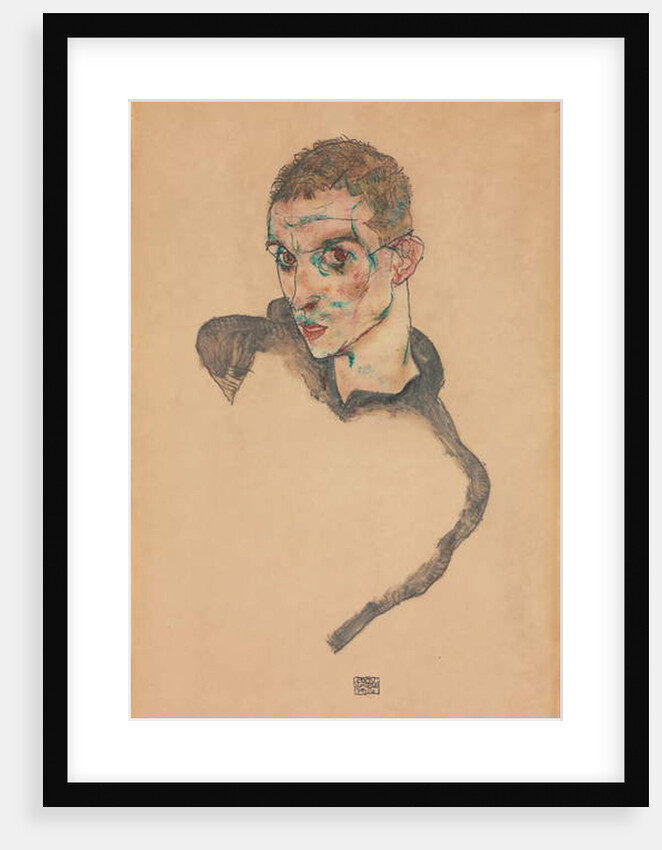 Self Portrait; Selbstbildnis, 1914 by Egon Schiele