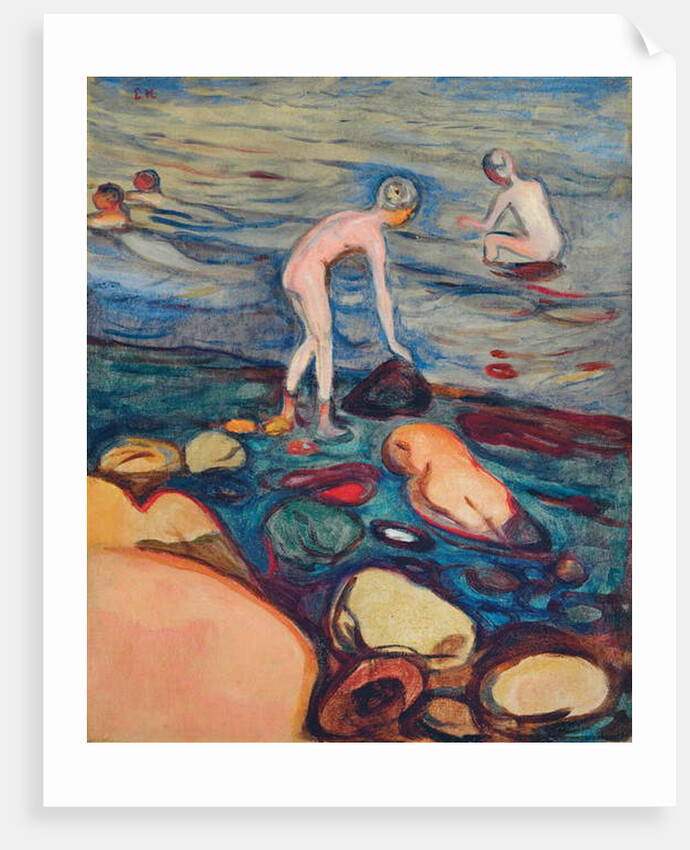 Bathers, 1897-1899 by Edvard Munch