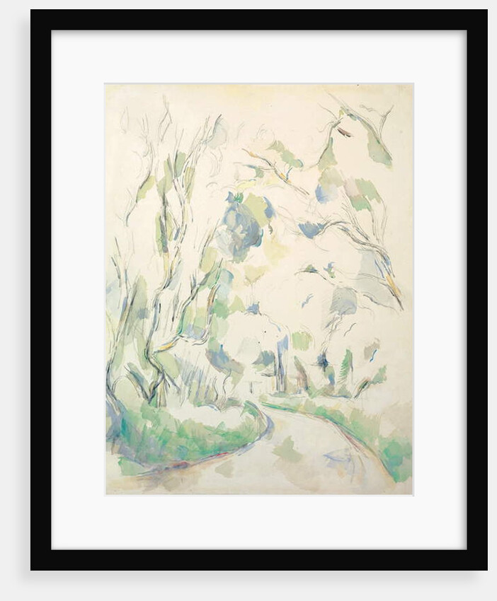 Wells and a Winding Path in the Chateau Noir Park; Puits et route tournante dans le parc de Chateau Noir, c.1900 by Paul Cezanne