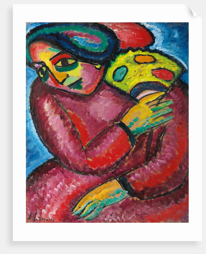 Dance with Yellow Fan; Tanz mit gelbem Facher, 1912 by Alexej von Jawlensky