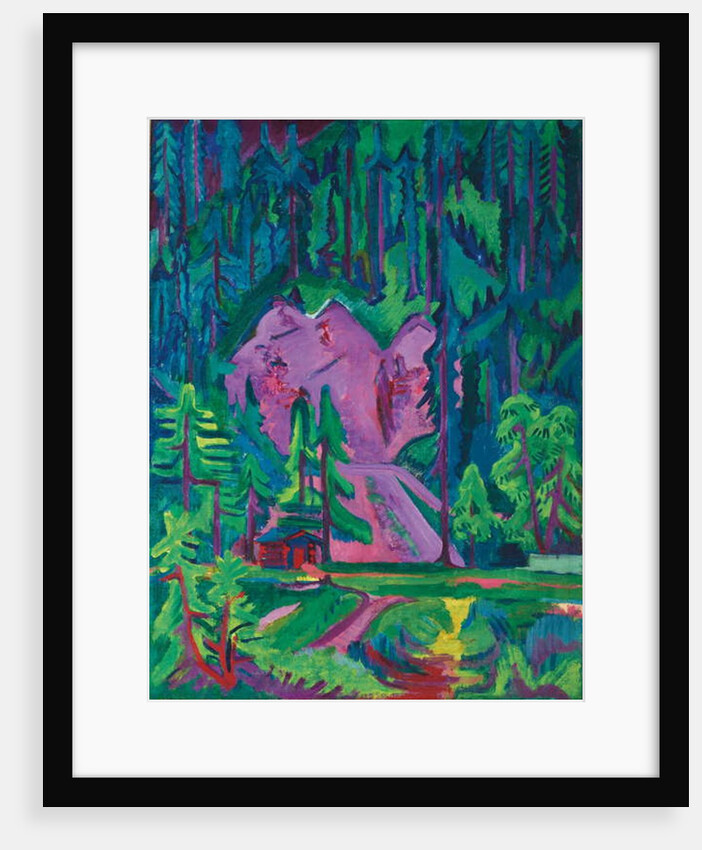 Quarry at Wildboden; Steinbruch bei Wildboden, c.1923 by Ernst Ludwig Kirchner