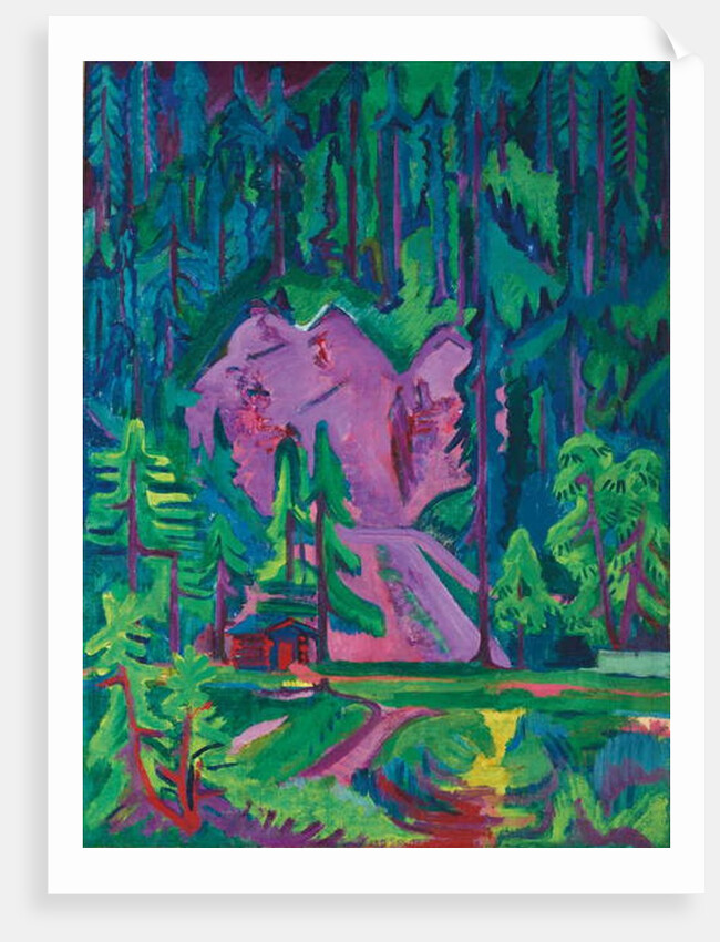 Quarry at Wildboden; Steinbruch bei Wildboden, c.1923 by Ernst Ludwig Kirchner