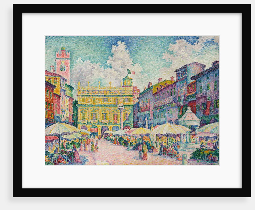 Verona Market by Paul Signac
